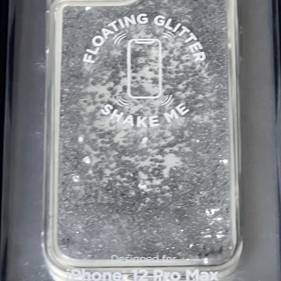 Merkury Innovations Floating Glitter Phone Case iPhone 12 Max Pro - Picture 7 of 8
